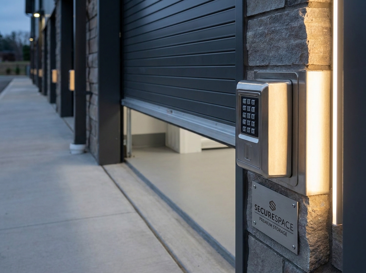 A secure unit entryway